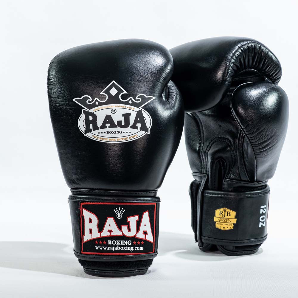 Raja V1 Boxing Gloves - Black