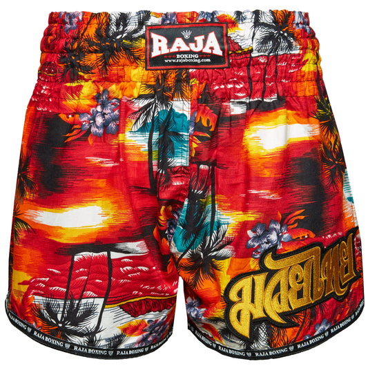 RAJA Muay Thai Shorts Tropical Sunset